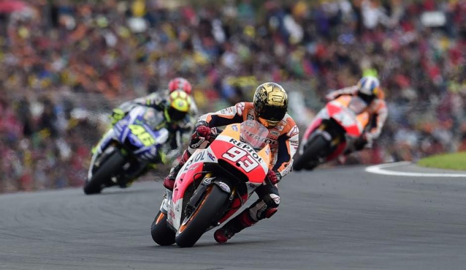 Marc Márquez revalidó su título mundial de Moto GP. (Foto: AFP)