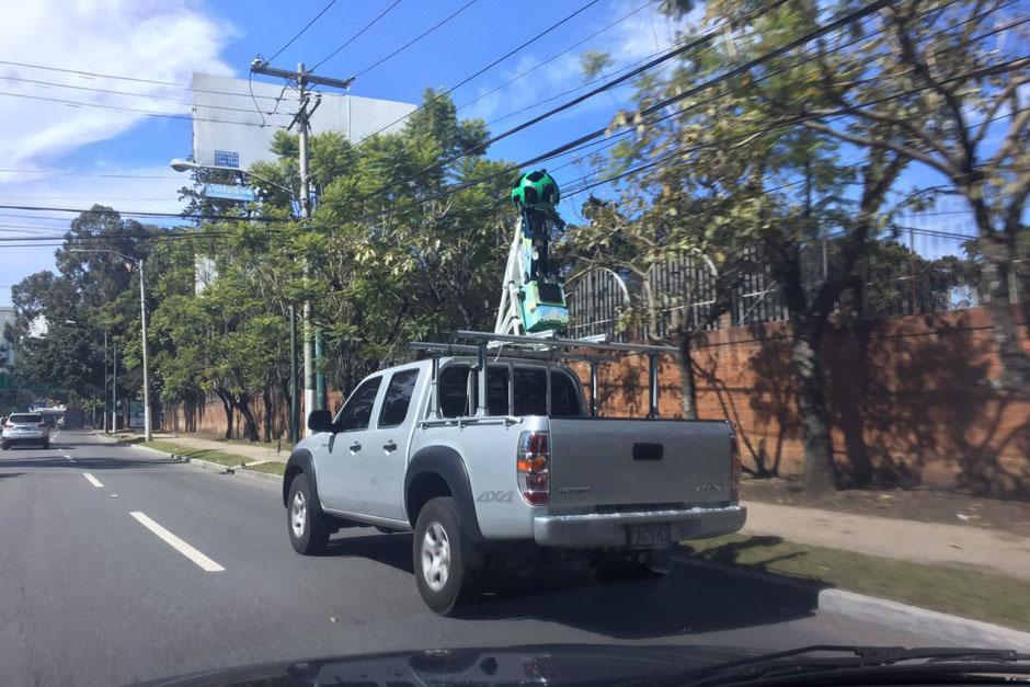 Google Street View ya está recorriendo las calles de Guatemala. (Foto: Twitter/Rodrigo Polo)