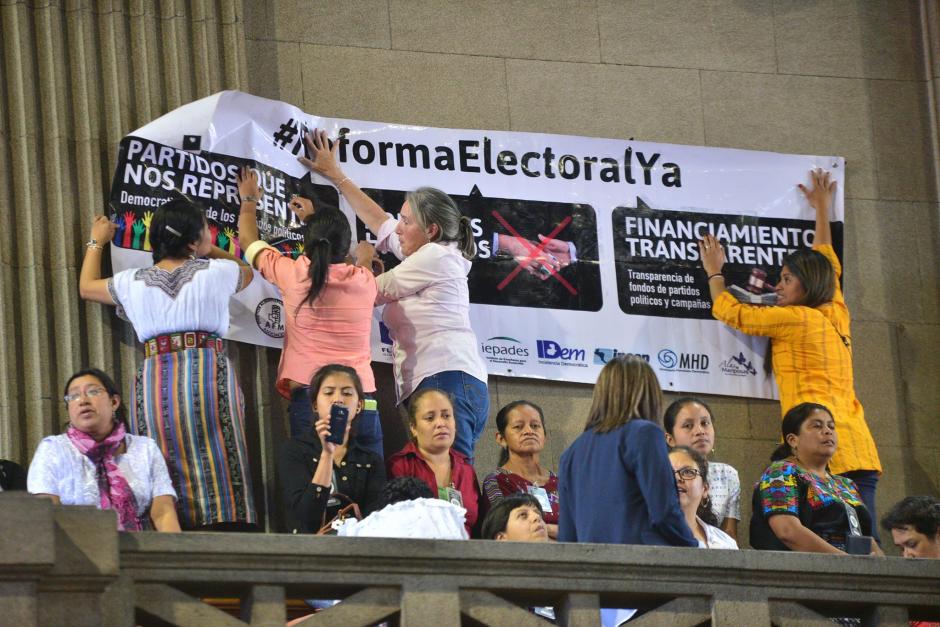 Los diputados del Congreso iniciaron este martes la aprobación de las reformas a la Ley Electora. (Foto: Wilder López/Soy502)