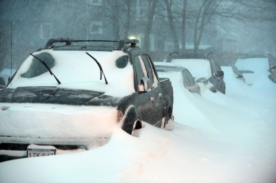 La tormenta de nieve no fue tan drastica como se esperaba aunque sí ha causado estragos. (Foto: AFP)