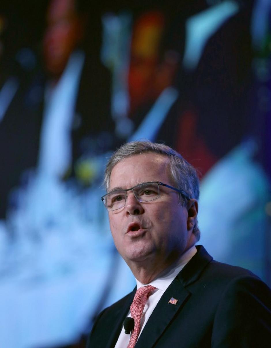 Jeb Bush anunció la formación del comité de acción política con el que busca financiar su candidatura presidencial. (Foto: AFP)&nbsp;