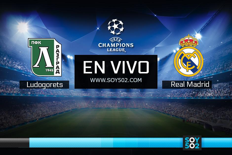 Sigue el minuto a minuto del juego entre el Ludogorets y el Real Madrid.