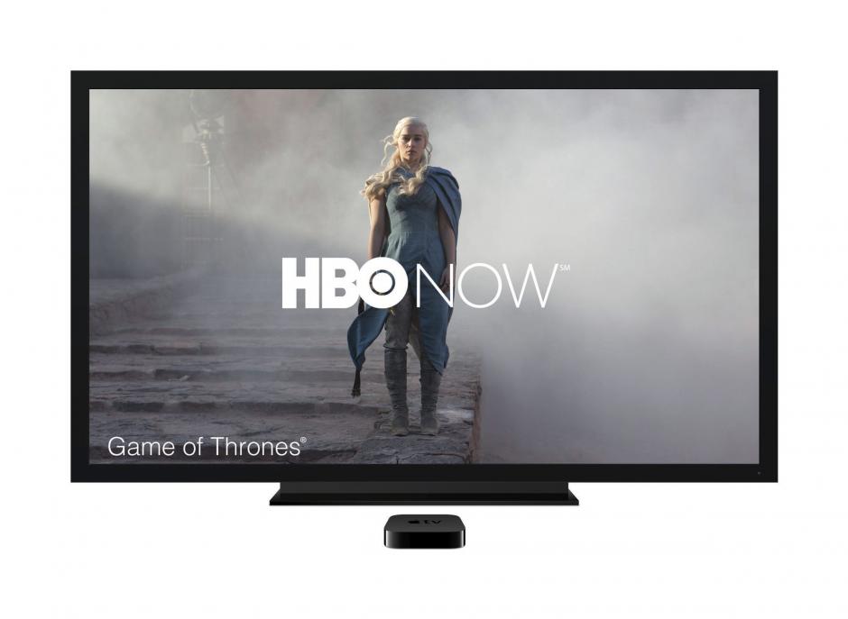 Fotografía facilitada el pasado 9 de marzo por el gigante tecnológico Apple que muestra el servicio HBO Now en una pantalla a través de un reproductor Apple TV, durante una rueda de prensa que la compañía ofreció en San Francisco (California, EE.UU.). (Foto: EFE/Archivo)
