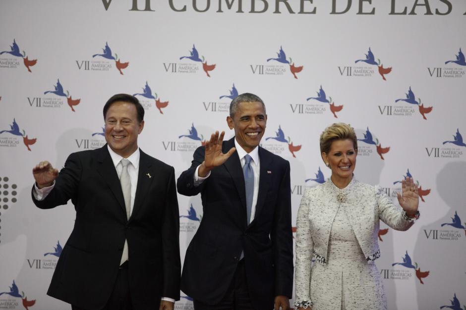 Obama fue el último mandatario en llegar a la inauguración de la Cumbre de las Américas (Foto: EFE)