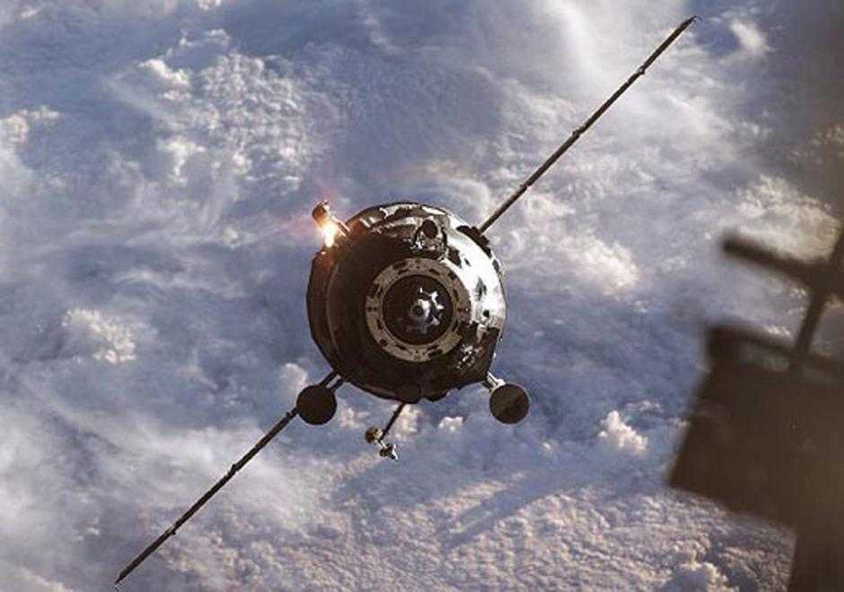 Imagen facilitada por la NASA que muestra una de las naves de carga rusas Progress de camino a la Estación Espacial Internacional. (Foto: EFE/Archivo)