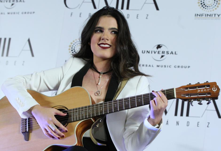 La mexicana Camila Fernández, hija del cantante Alejandro Fernández. (Foto: EFE)