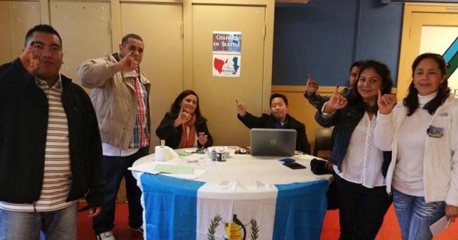 Los Guatemaltecos en distintos Estados Unidos eligieron a Jimmy Morales como presidente durante las elecciones simbólicas que se llevaron a cabo en el país del norte. (Foto: No Votamos pero Si Contamos)