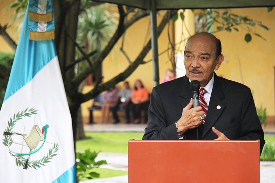 El ministro Ruben Alfonso Ramírez estuvo a cargo de la Cartera Educativa por un poco más de tres meses. (Foto Archivo/Soy502)