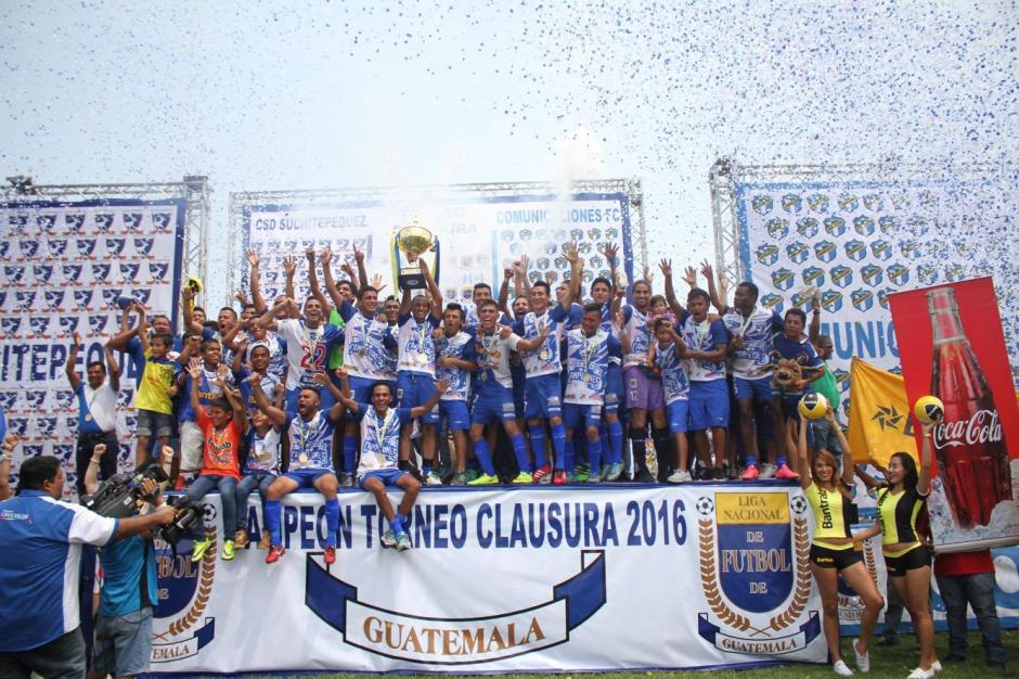 Suchitepéquez se coronó campeón del torneo Clausura 2016 tras vencer a Comunicaciones en marcador global 4 a 2. (Foto: Luis Barrios/Soy502)