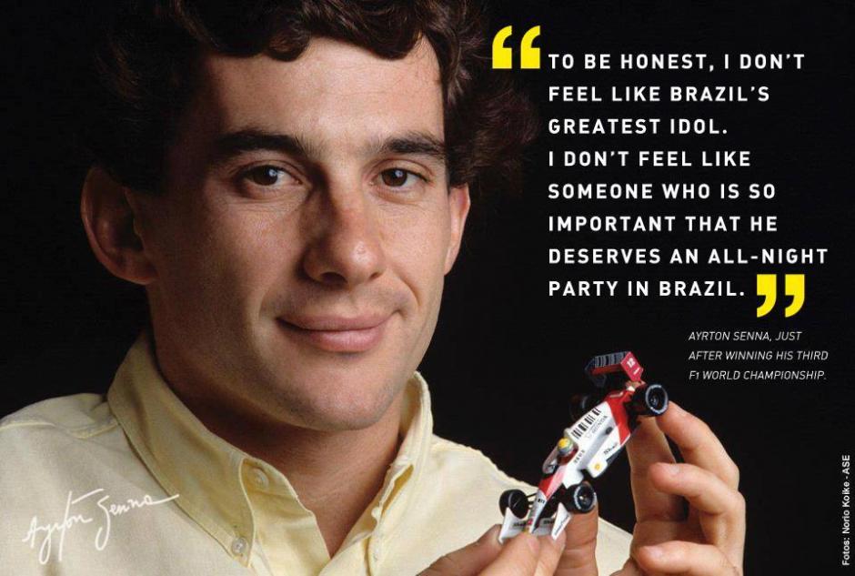 El vigésimo aniversario de la muerte de Ayrton Senna ha multiplicado los actos de recuerdo, tanto en su país como en Europa. (Foto Ayrton Senna/Facebook)