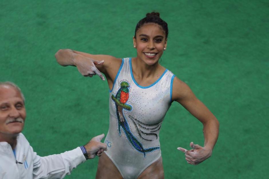 Ana Sofía Gómez realizó el entreno oficial de gimnasia en los Juegos Olímpicos de Río 2016. (Foto: Comité Olímpico Guatemalteco)