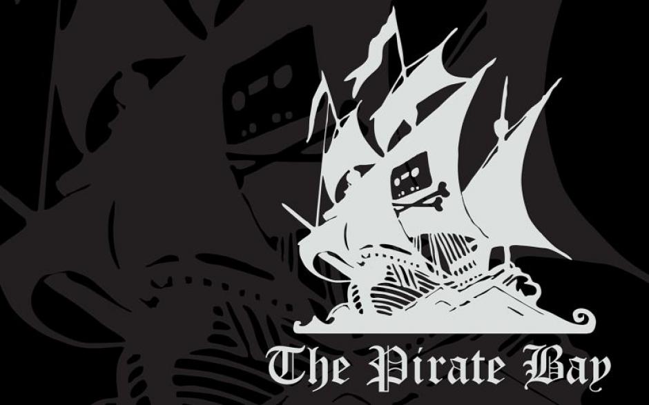 El logo de The Pirate Bay.