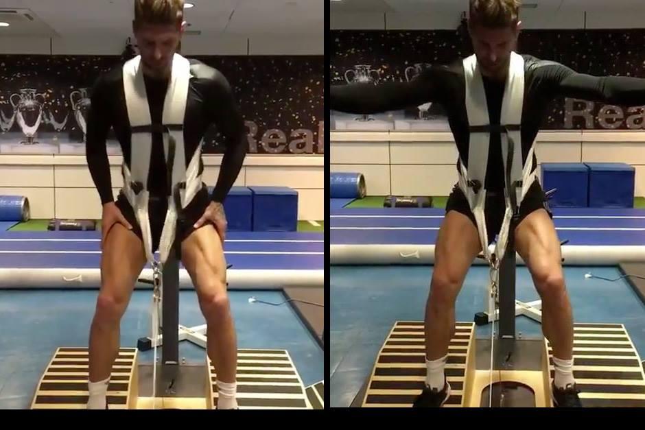 Imágenes del trabajo de Ramos en el gimnasio. (Foto: Instagram)