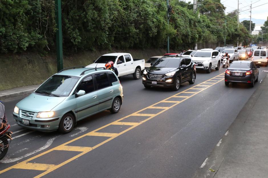 Estas placas de plástico se utilizarán provisionalmente hasta mayo de 2017. (Foto: Archivo/Soy502)