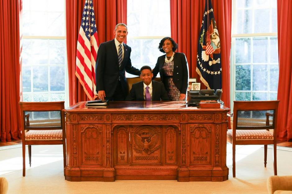 EL presidente Barack Obama, Vidal y Nadia López compartieron una buena charla en la Oficina Oval de la Casa Blanca. (Foto: Humans of New York)