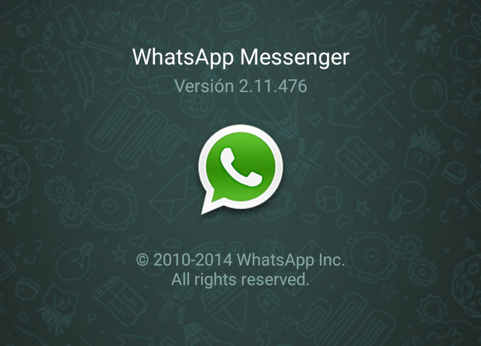 WhatsApp se actualiza a la versión 2.11.476.&nbsp;