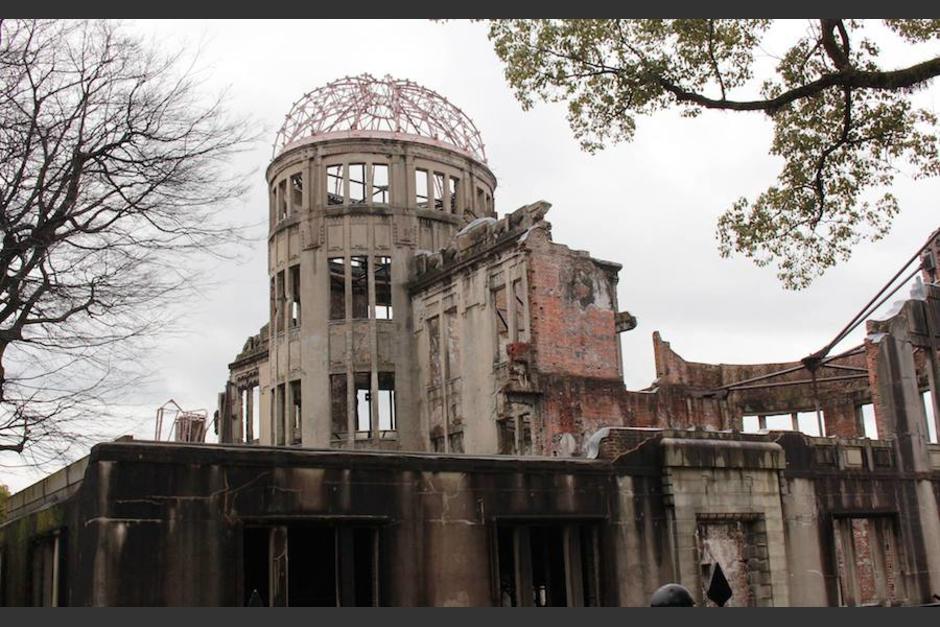 La bomba atómica redujo a cenizas a la ciudad de Hiroshima. Este edificio fue lo único que quedó en un radio de dos kilómetros. (Foto: cortesía Juan Carlos Sandoval)