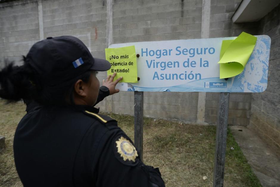 Según el Ministerio Público, así fue como sucedió la tragedia en el Hogar Seguro Virgen de la Asunción, la cual cobró la vida de 41 niñas. (Foto: Wilder López/Soy502)