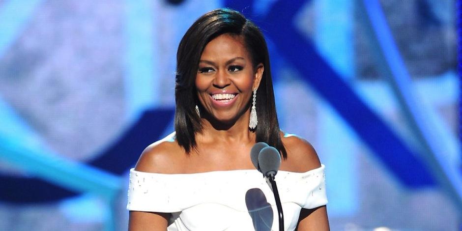 MIchelle Obama luce sin maquillaje. (Foto: BET.com)