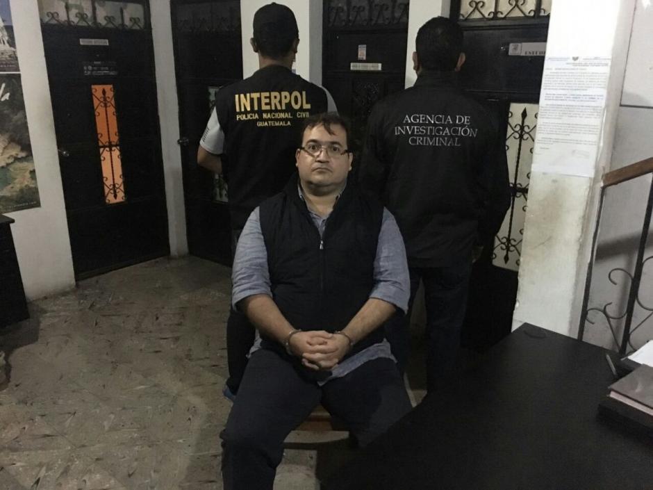 Javier Duarte fue capturado en Guatemala y será extraditado hacia México. (Foto: PNC)