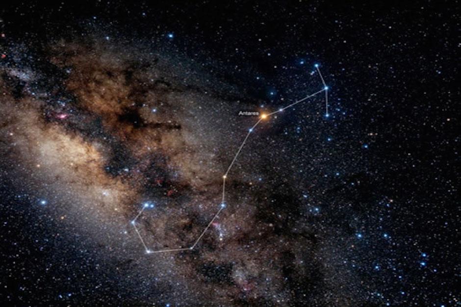 La estrella más brillante de la constelación de Escorpio, podría acercarse a su final (Foto: cartanatal)