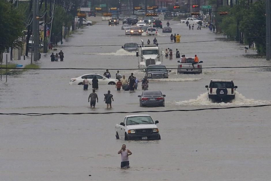 La tormenta Harvey tocó suelo en Texas el pasado viernes, cuando aún era de categoría 4 de 5. (Foto: AFP)