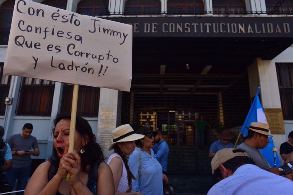 La Corte de Constitucionalidad está reunida para conocer la crisis desatada por la declaratoria de "non grato" en contra de Iván Velásquez. (Foto: Jesús Alfonso/Soy502)