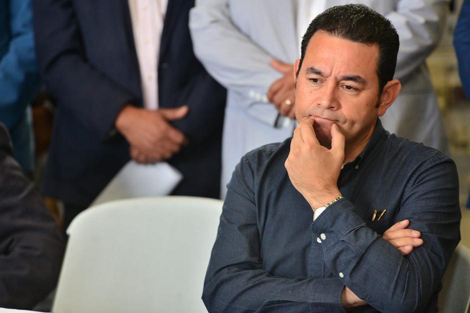 Jimmy Morales, presidente de Guatemala, ordenó la expulsión del país de Iván Velásquez. (Foto: Archivo/Soy502)