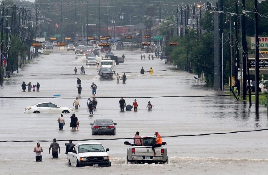 Miles de personas resultaron afectadas por las fuertes lluvias. (Foto: AFP)