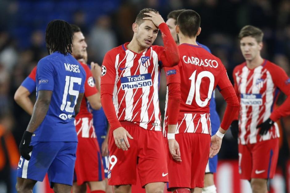 El Atlético de Madrid sufrió un duro golpe en la competencia europea y no clasificó a la fase final del torneo. (Foto: AFP)