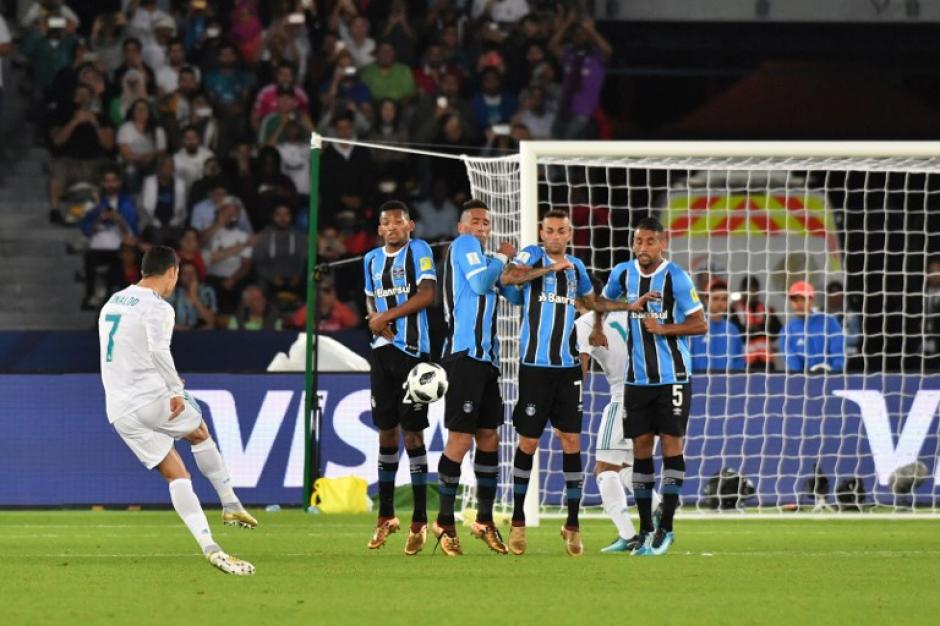 Cristiano marcó el tanto de falta directa. (Foto: AFP)