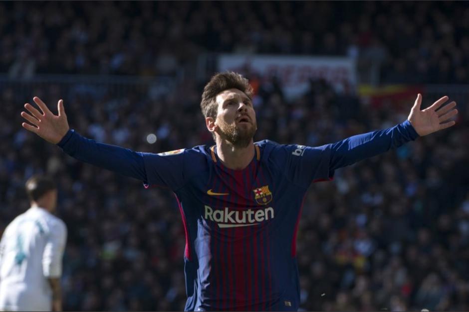 Lionel Messi consiguió celebrar nuevamente en el estadio Santiago Bernabéu. (Foto: AFP)