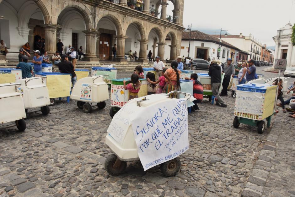 La venta de helados en La Antigua Guatemala fue reautorizada. (Foto: Fredy Hernández/Soy502)&nbsp;