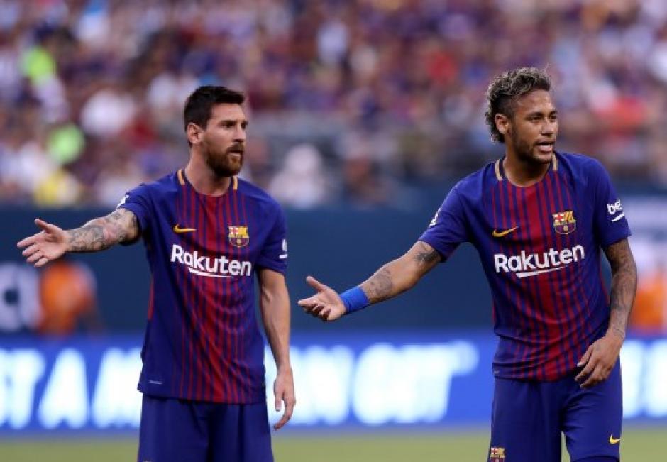 Messi y Neymar forman una delantera de lujo en el Barcelona, junto a Luis Suárez, pero podría deshacerse. (Foto: AFP)