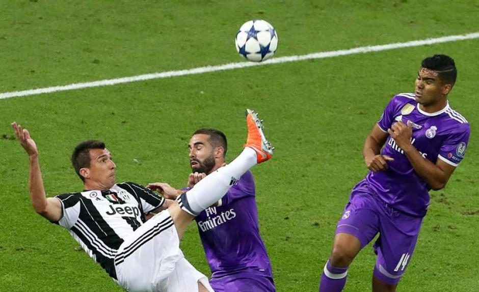 El gol de Mario Mandzukic en la final fue elegido como el mejor gol de la Champions League. (Foto: El País CR)