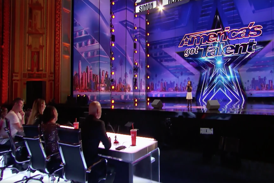 La niña de nueve años sorprendió al jurado del programa America’s Got Talent. (Imagen: captura de pantalla)