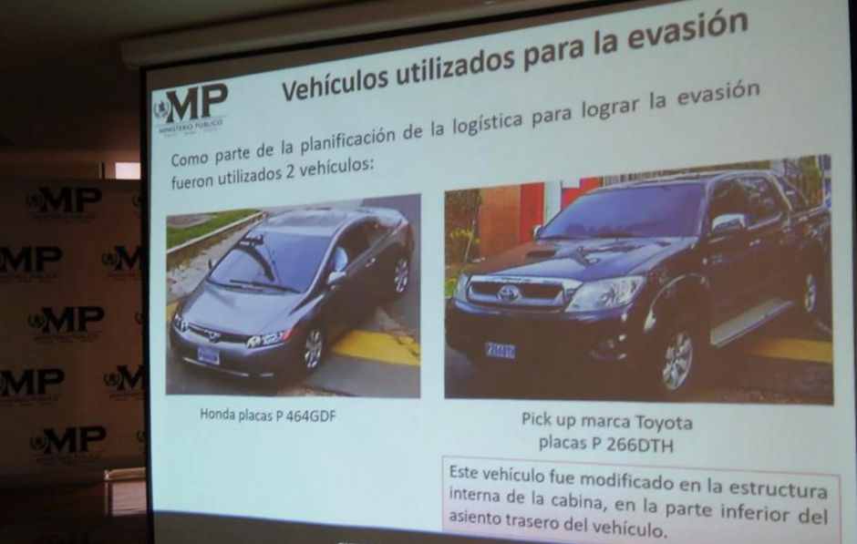 El MP presentó la investigación sobre la fuga de "La Patrona". (Foto: MP)&nbsp;