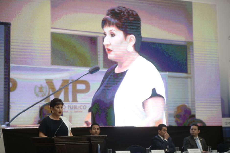 Thelma Aldana empieza el último año de su gestión como Fiscal General. (Foto: Wilder López/Soy502)