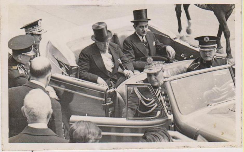 Jorge Ubico se movilizaba en moto o en carroza. (Foto: Archivo Histórico)