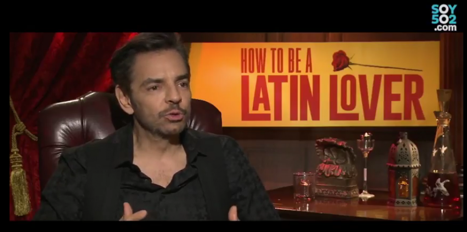 Eugenio Derbez invita a los seguidores de Soy502 a ver su película "Cómo ser un latin lover". (Foto: captura de pantalla)&nbsp;
