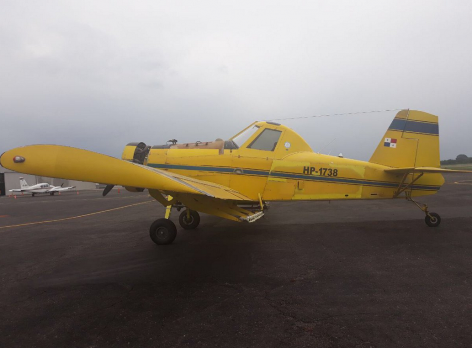 La avioneta se encontraba el sábado en Guatemala, con desperfectos mecánicos. (Foto: Aeronáutica Panamá)