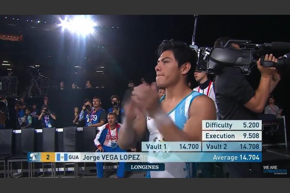 Jorge Vega se coronó campeón en el Mundial de Atletismo de Canadá. (Foto: COG)&nbsp;
