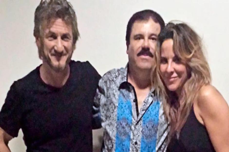 Esta es una de las pocas imágenes difundidas de la reunión entre el narcotraficante y los actores Kate del Castillo y Sean Penn. (Foto: Univisión)