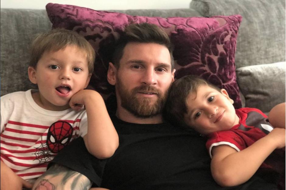 Messi comparte con frecuencia las fotografías de él y sus hijos en su cuenta de Instagram. (Foto: Instagram/leomessi)