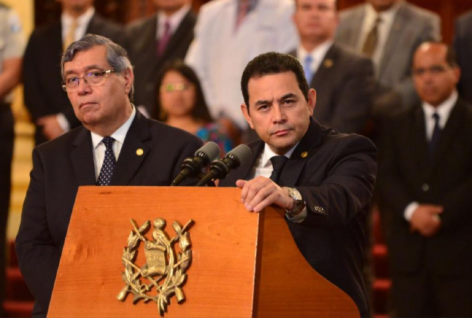 Jimmy Morales asumió como presidente el 14 de enero de 2016. Antes fue el secretario general del partido que lo llevó al poder, FCN-Nación. (Foto: archivo/Soy502).&nbsp;