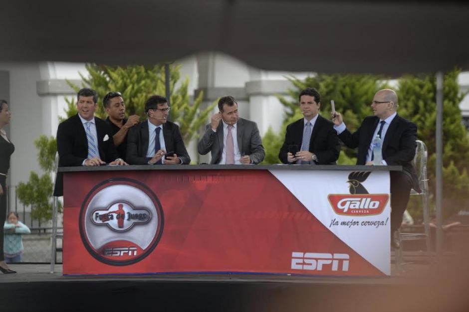 El programa "Fuera de Juego" de ESPN se grabó en Guatemala. (Foto: Wilder López/Soy502) 