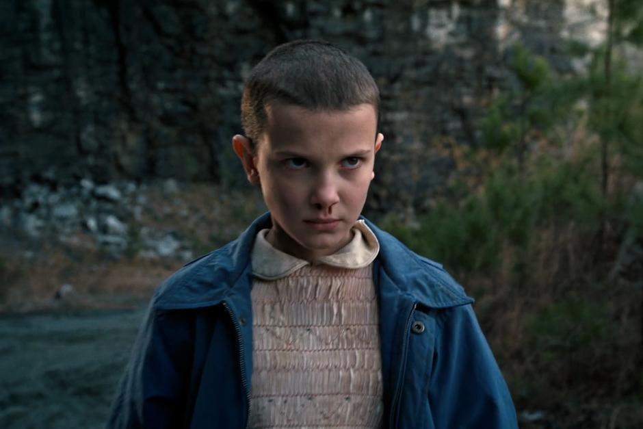 Millie Bobby Brown, quien interpreta a "Eleven" en la aclamada serie de Netflix, Stranger Things, está nominada a un premio Emmy. (Foto: Netflix)