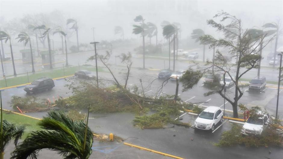 El huracán María llegó a Puerto Rico haciendo estragos a su paso. (Foto: AFP)&nbsp;
