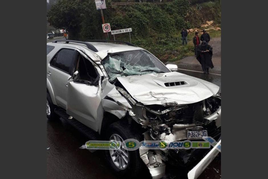 Joel Bámaca, diputado de la UNE, falleció tras sufrir un accidente de tránsito en la ruta Interamericana. (Foto: Facebook/ Noti5 Sololá)