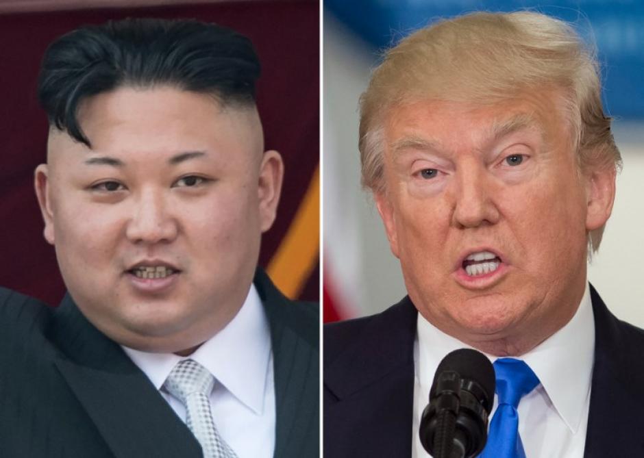 Kim Jong-un y Donald Trump han intercambiado insultos. (Foto: AFP).&nbsp;